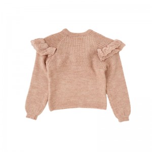 Cel mainou gât rotund de iarnă cu flăcări pentru copii tricotate pentru copii tricotat