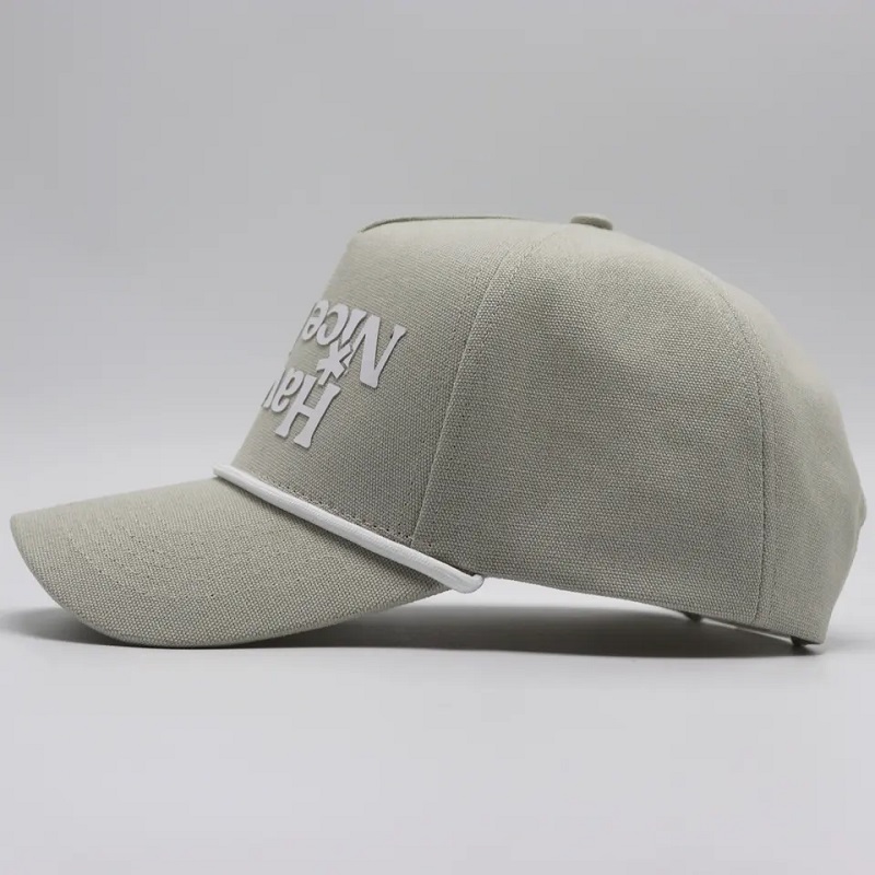 Men \\ s Hat Canvas 5 Panel Custom 3D Baseball Cap Cap