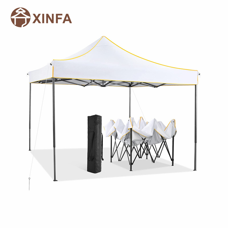 10x 10 Canopy cort pop -up comercial instantaneu instantaneu cort cu apă impermeabil pentru petreceri în albul alb