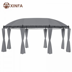 Jardin Arches Gazebo Aluminiu Pergola Gazebo în aer liber din aluminiu de lux în aer liber pentru petrecere