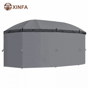 Jardin Arches Gazebo Aluminiu Pergola Gazebo în aer liber din aluminiu de lux în aer liber pentru petrecere