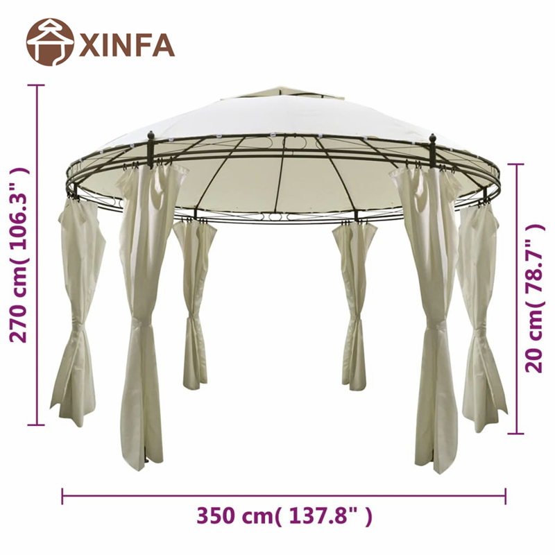 Nuntă cu arc arc denuntă jardin pergolas foișor din aluminiu în aer liber foișor de copertine