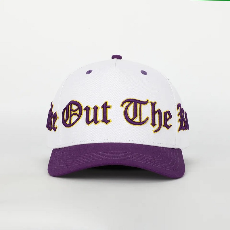 Capac de baseball cu bumbac curb de înaltă calitate, de înaltă calitate, port de broderie 3D, logo -ul structurat tată structurat