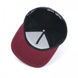Angro -design de dans de stradă hip hop flat factură pălării personalizate broderieneagră snapback