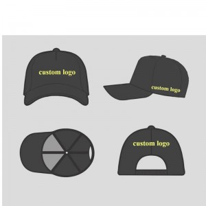 Producători OEM logo personalizat de înaltă calitate MOQ Casual Casual 5 Panou Baseball Cap Pats Pats pentru mărci de îmbrăcăminte
