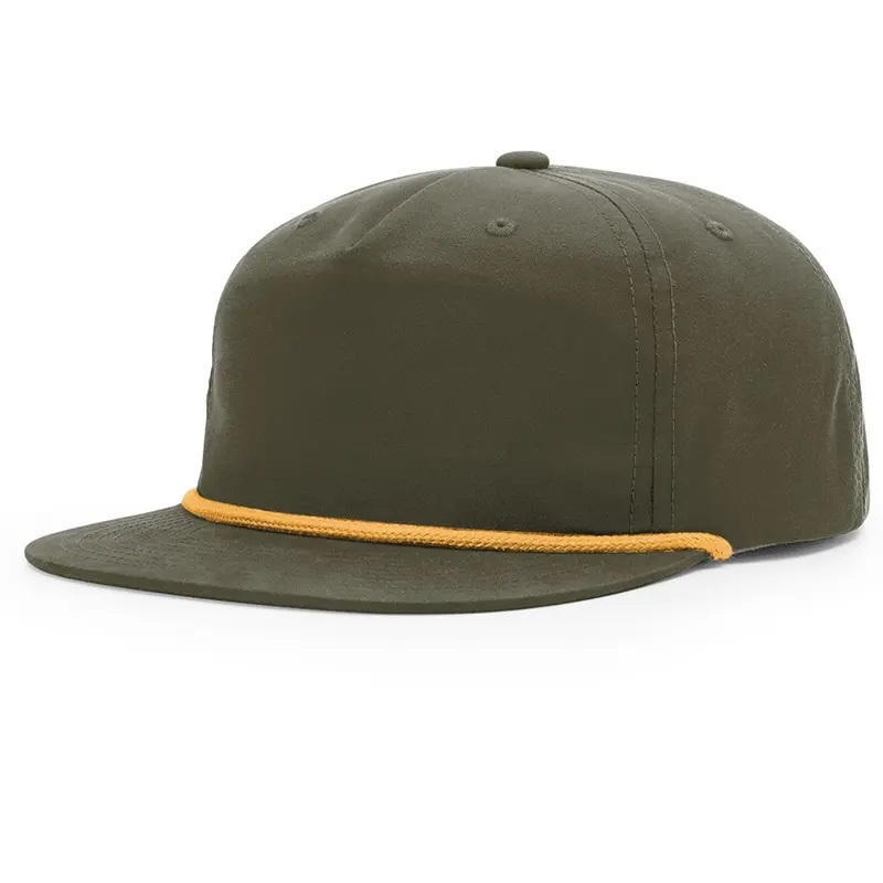 Simplunegru 5 panou personalizat Richardson 256 pălării goale Veracap Trucker Yupoong Rope Snapback Hat Designer Cap