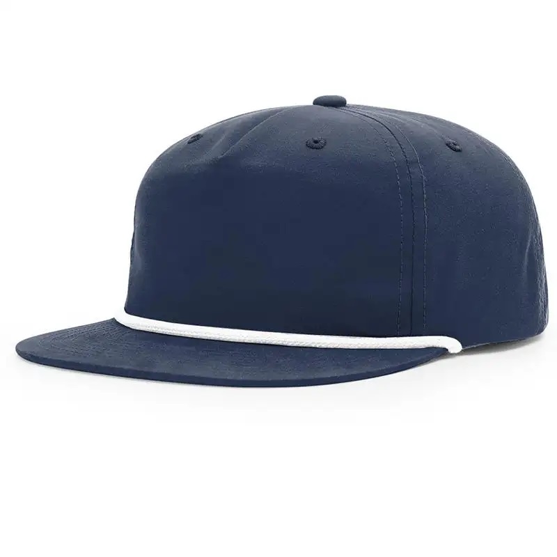 Simplunegru 5 panou personalizat Richardson 256 pălării goale Veracap Trucker Yupoong Rope Snapback Hat Designer Cap