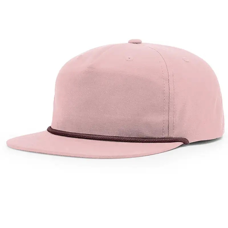 Simplunegru 5 panou personalizat Richardson 256 pălării goale Veracap Trucker Yupoong Rope Snapback Hat Designer Cap