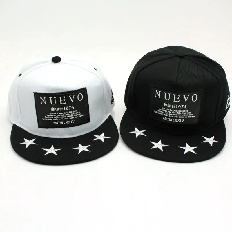 Etichetă cu ridicata din piele brodată și tipărită cea mai recentă design hip hop hat snapback pălărie snapback