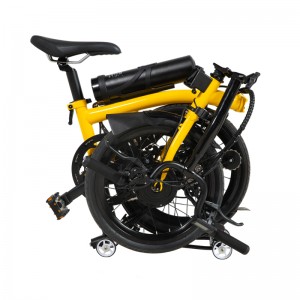 B17- 17 inch portabil dublu pliere bicicletă electrică