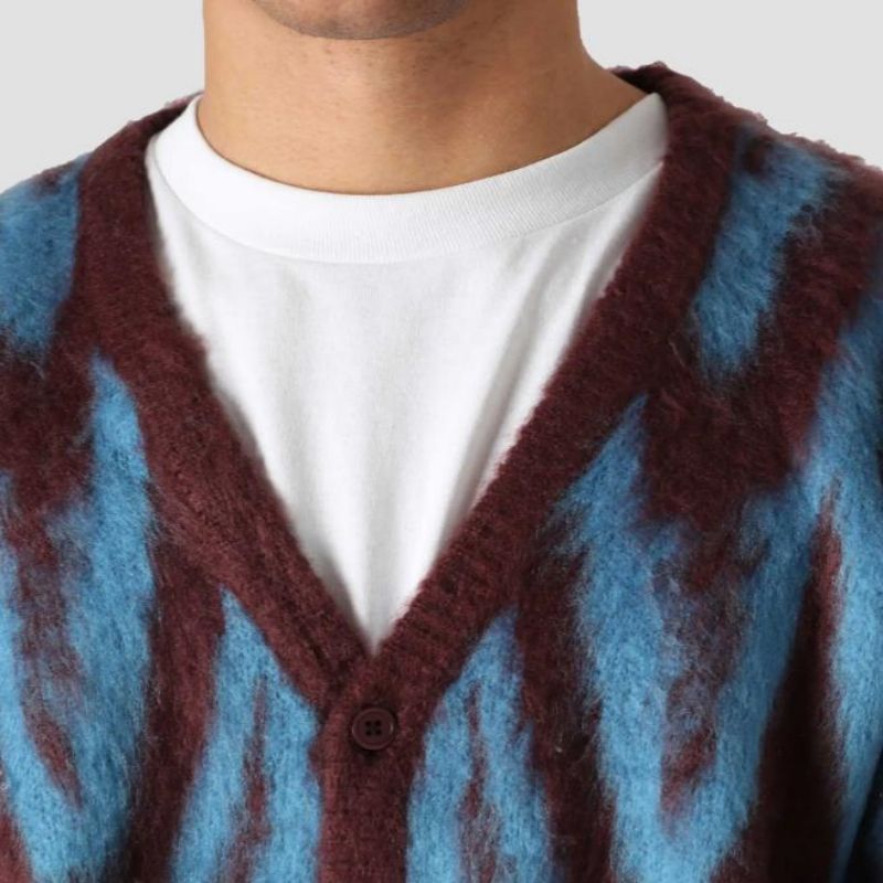 Pulover cardigan de înaltă calitate, modelat de înaltă calitate Jacquard Design Men \\
