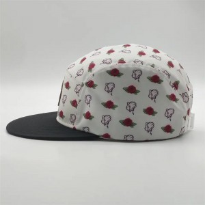 Colent cu 2 panou personalizat Patch Patch Pati Snapback pălării, capac Snapback pentru copii din poliester, peste pălării de tabără de tipărire