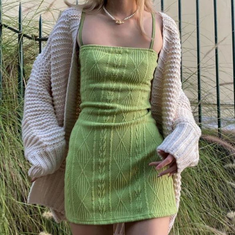 Îmbrăcăminte de modă croșetat bumbac pentru femei de vară rochie pulover