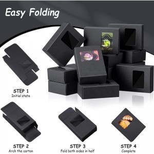 Cutie de hârtie personalizată cu material din PVC