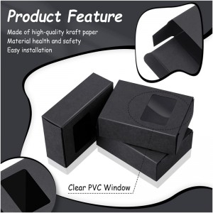 Cutie de hârtie personalizată cu material din PVC