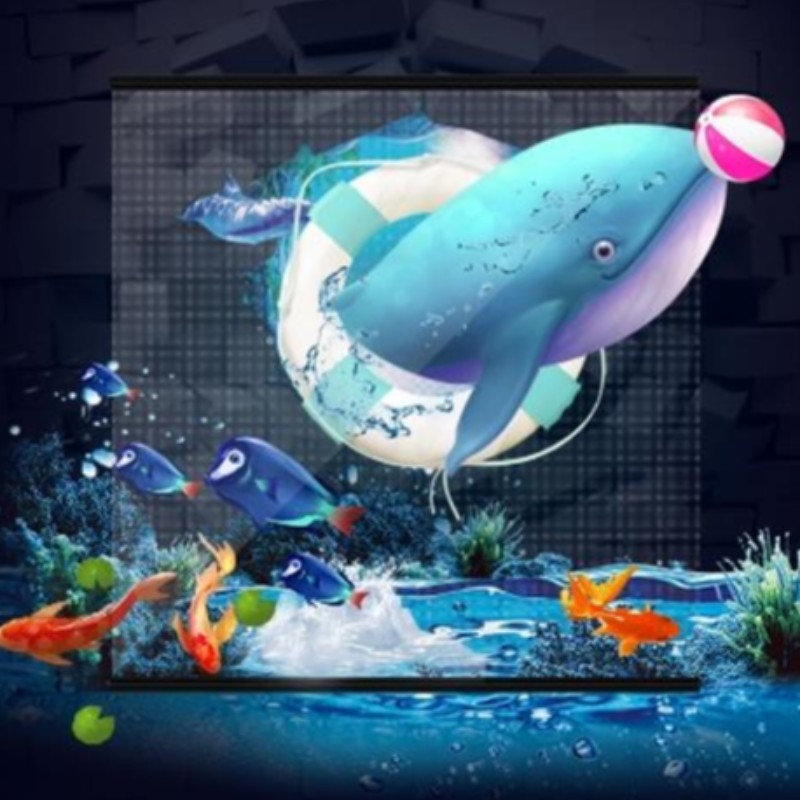 Scurtă introducere în ecranul LED holografic transparent