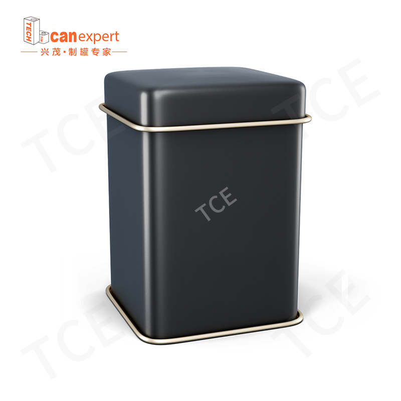 ETC-Custom Tin Can Producători cu ridicata cu ridicata Dreptunghiulară Square Can Ambalaje metalice Ceai și cafea cutia de cafea