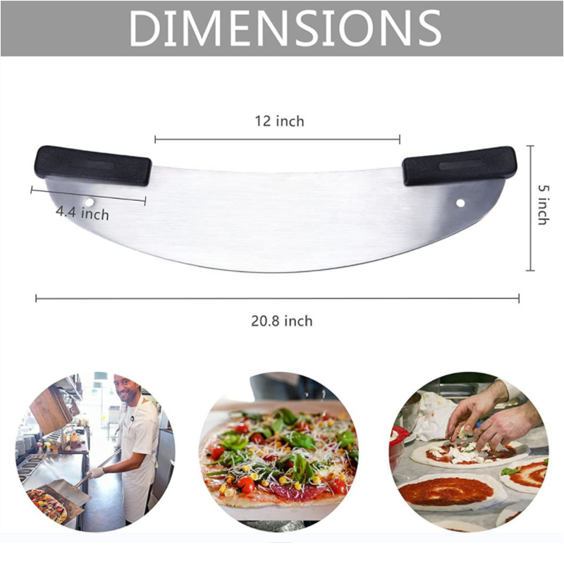 Pizza cu tăietor din oțel inoxidabil 20inch, pizza pentru pizza pentru pizza pentru busines