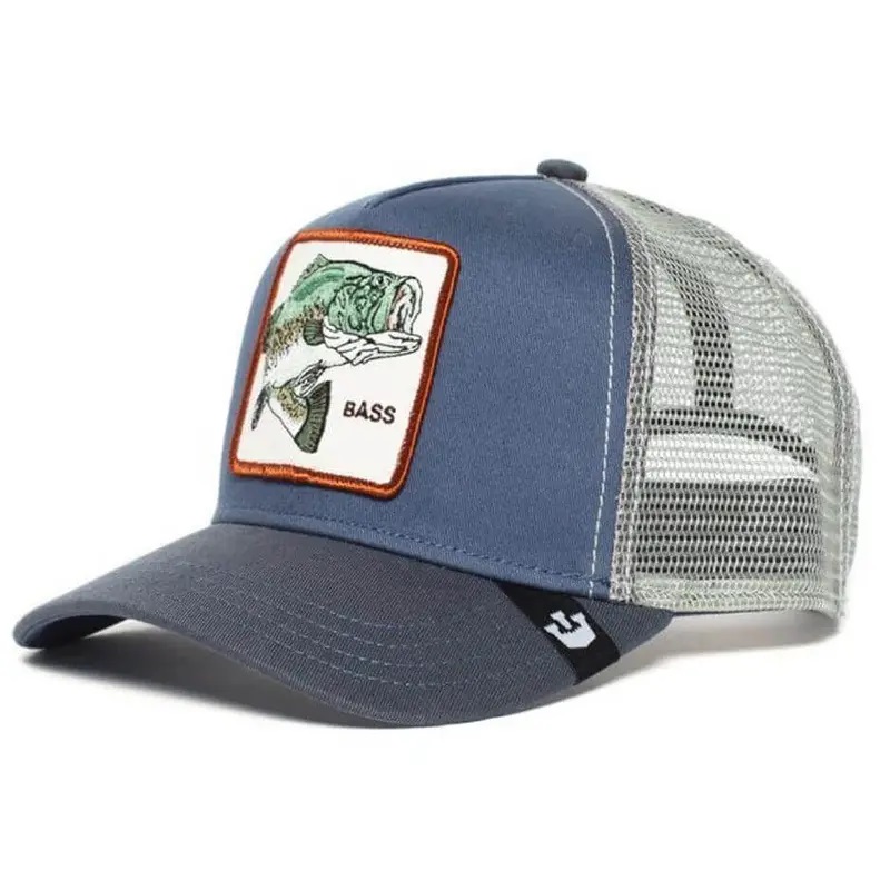 2023 Noi sosiri de broderie de modă Anime Baseball Cap cu plasă de plasă pentru pălărie de spumă Caps Caps Caps Custom Logo personalizat