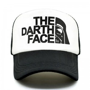 Darth Trucker Cap Star Cap Men Men Funny Face Hat Baseball Caps Cool Summer Mesh Net Hat pentru bărbați