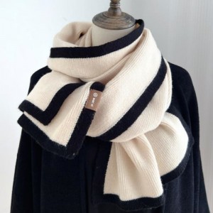 Eșarfă de iarnă tricotată culoare personalizată de contrast cald femei moi eșarfe tricotate