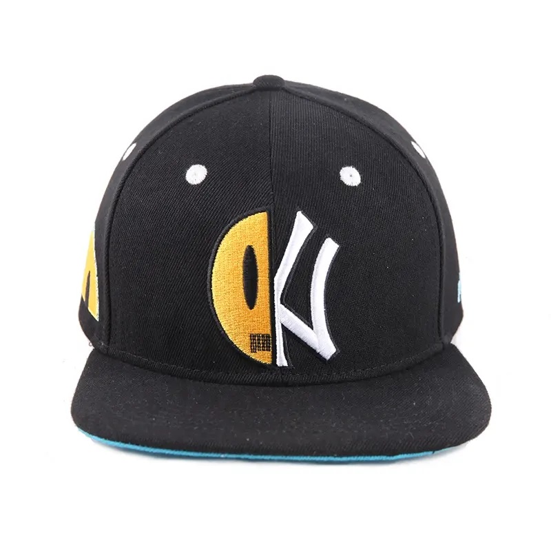 Pălărie de baseball cu ridicata din fabrică pentru bărbați personalizați Snapback Cap 6 Panouri Flat Brim Brodery Cap sport montat