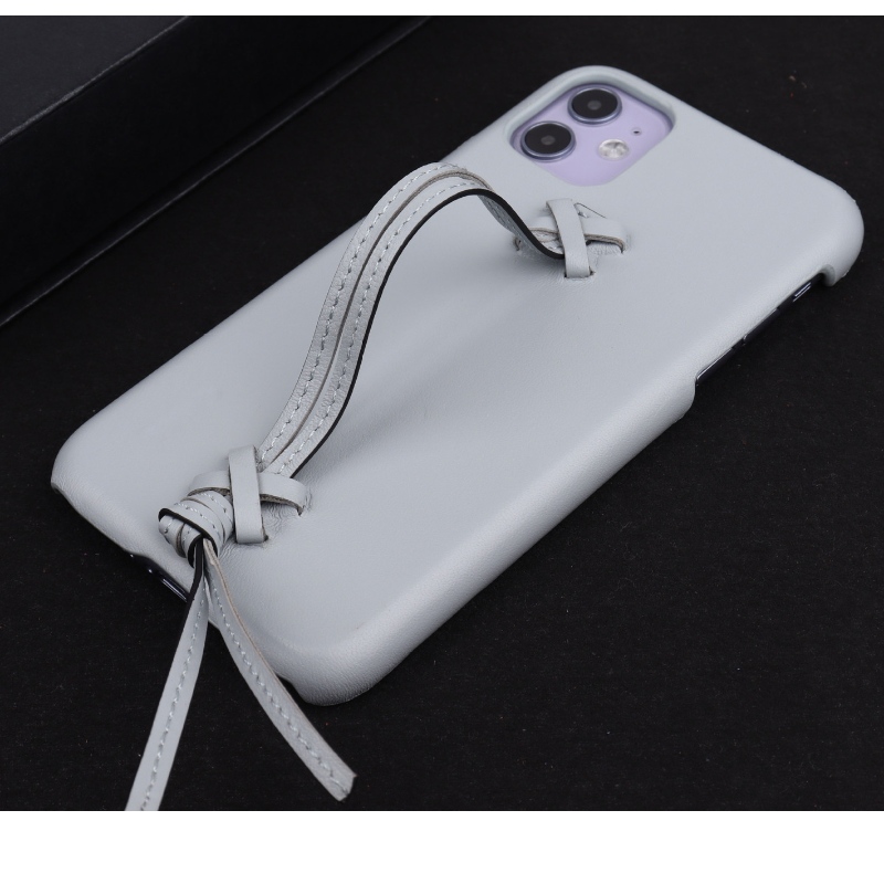 Noua carcasă de telefon din piele autentică Minimalist Culoare minimalistă are o carcasă completă din piele de piele și o carcasă completă de 360 ​​de grade cu carcasă anti -toamnă și coliziune