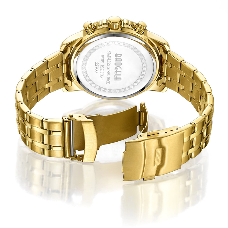 Baogela Quartz Men Gold Watch Top Brand Luxury Army Armată Militară Ceasuri ceasuri Men Regio Masculino Business Wristwatch 22700