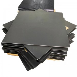 Placă de cauciuc din aluminiunegru cu stivuitoare