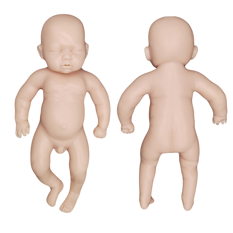Simulare ridicată a renaște-te Materialul de silicon Reborn Baby adormit Silicon Reborn Doll Realist (pre-machiaj)