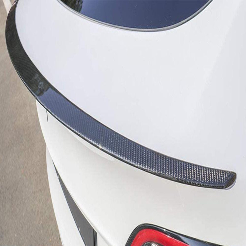 Aripa de spoiler din spate cu fibră de carbon reală pentru modelul Tesla 3 Y