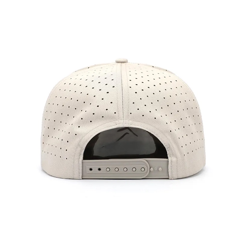 Conduceți cu ridicata personalizat de înaltă calitate 7 panou cu platou cu platou tipărit cu plasture, șepci snapback, gaură cu laser, pălărie perforată pentru bărbați perforați pentru bărbați
