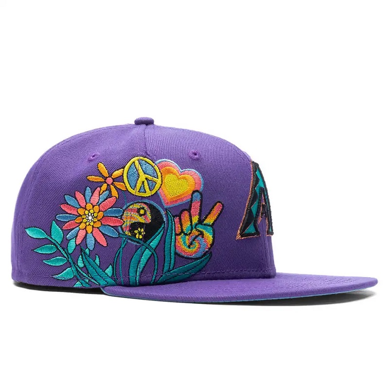 Panouri personalizate Snapback Hat 6 Panou brodat NOU Hip Hop Hat Groovy Structurat Bill Flat Snapbacks capace Snapback montat