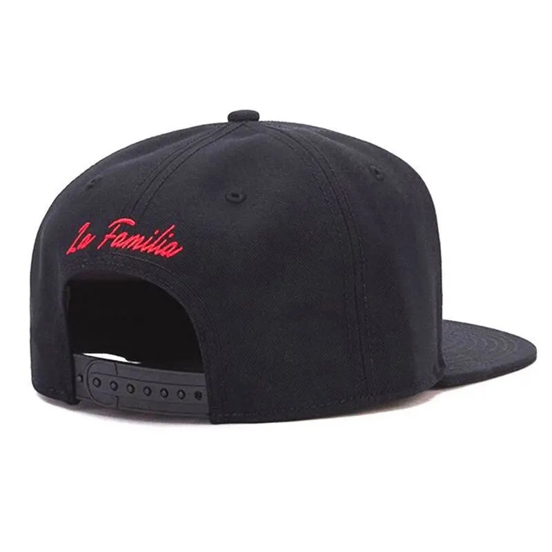 Capace de logo -uri personalizate de calitate ieftină Capace sportive reglabile plate de hip hop 6 Panouri