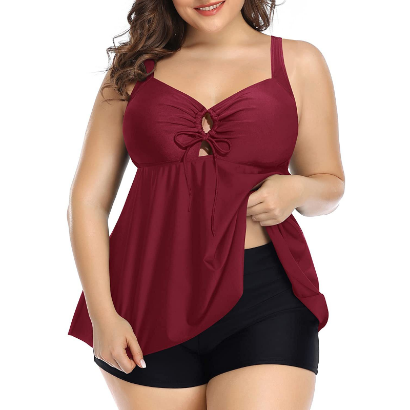 3 culori sexy plus dimensiune două bucăți de baie