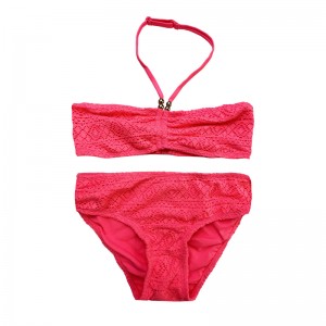 Halterneck Dantelă Două bucăți Copii pentru copii