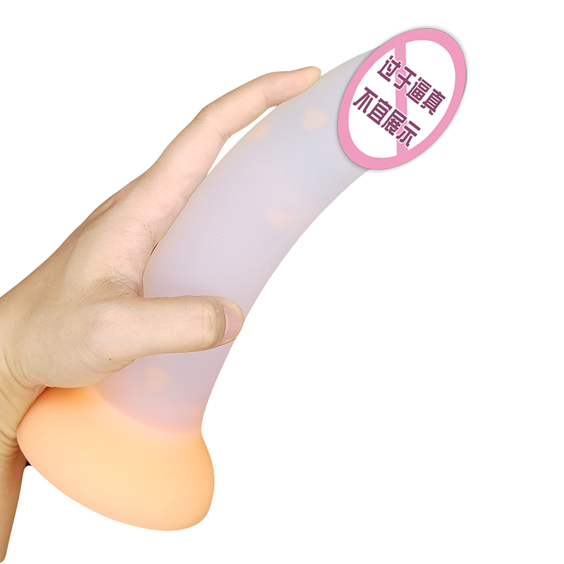 904 NOU LUMINOUS DILDO ANAL Jucării sexuale pentru femei bărbați colorați strălucitori penis Plug pentru adulți Jucării pentru adulți