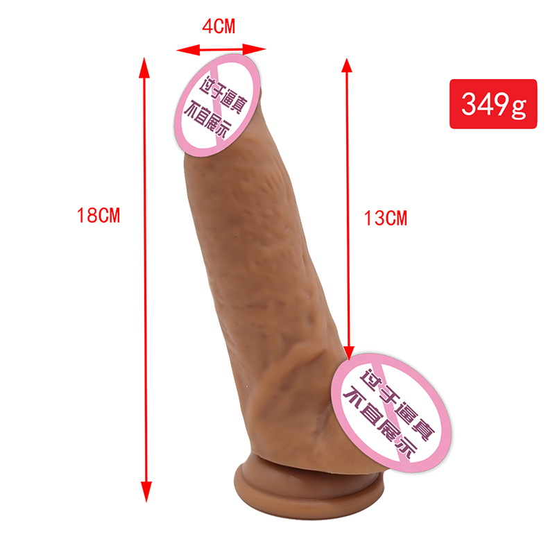 862 Dildo siliconic realist cu cupă de aspirație G-spot Stimulare Dildos Sex Anal Jucării pentru femei și cuplu