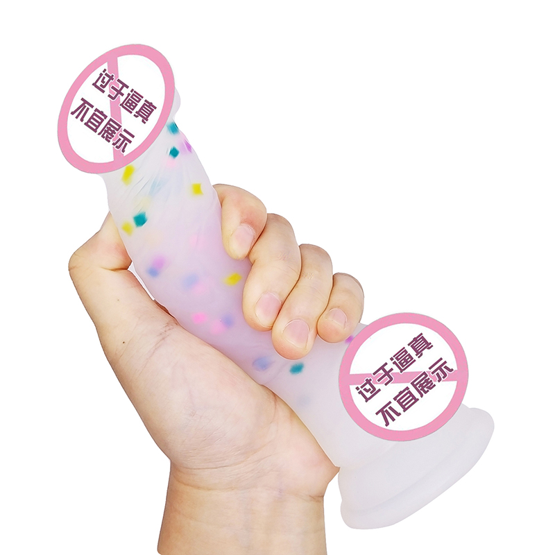 807 mărirea penisului Telescopic Aruncare Crystal Penis câine uriaș Anal Dildo Jucărie sexul mare Long Realist Dildo pentru femei