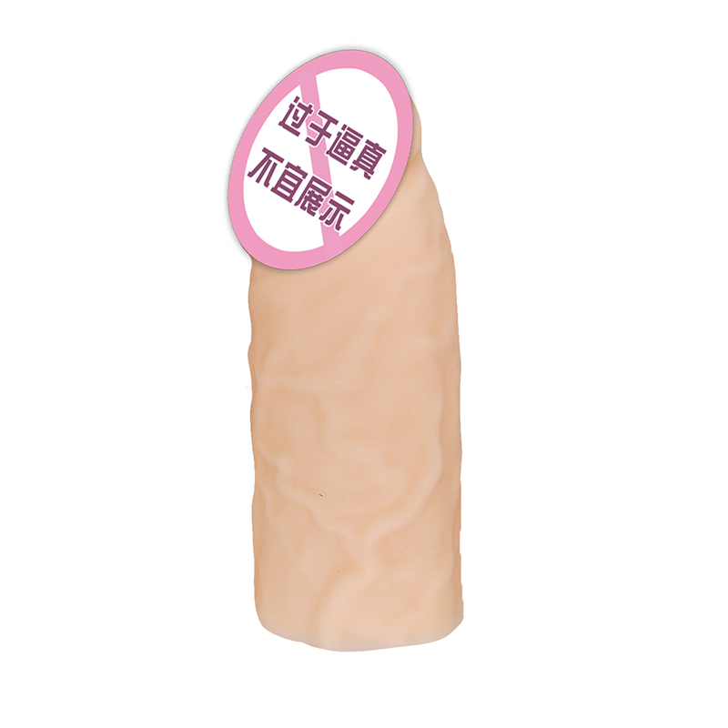 841 Realist Penis Mânecă Penis Cover prezervative extender pentru bărbați reutilizabil Silicon Silicon Dildo Penis Extender pentru bărbați