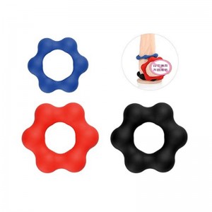 Vânzare la cald pentru bărbați jucărie sex penis inel de cocoș pentru bărbați masturbare (șase mărgele)