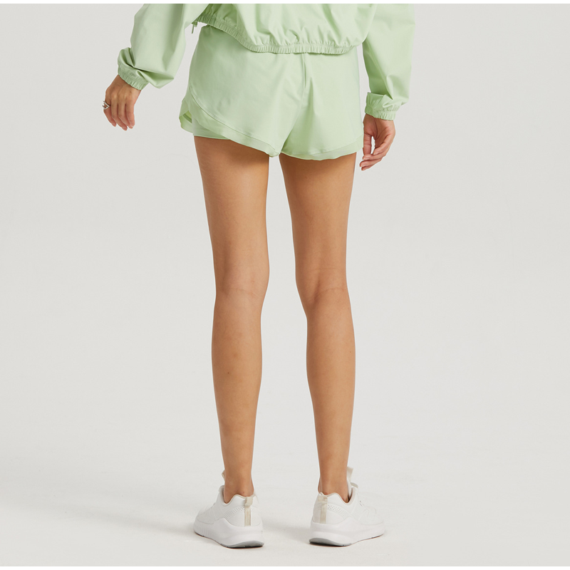 Pantaloni scurți de yoga de buzunar cu căptușeală rezistentă la soare