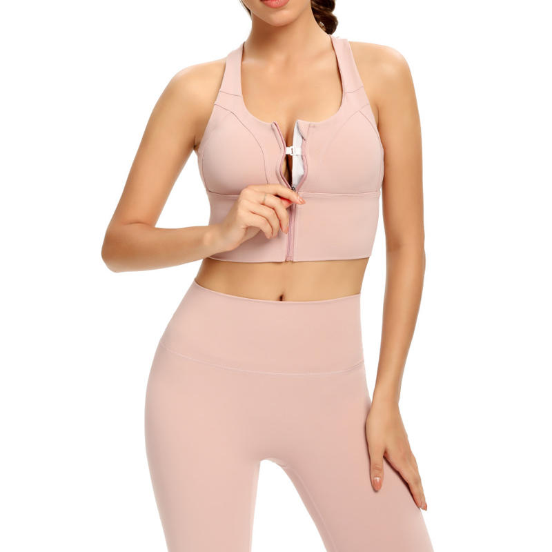 Set de yoga cu fermoar cu fermoar