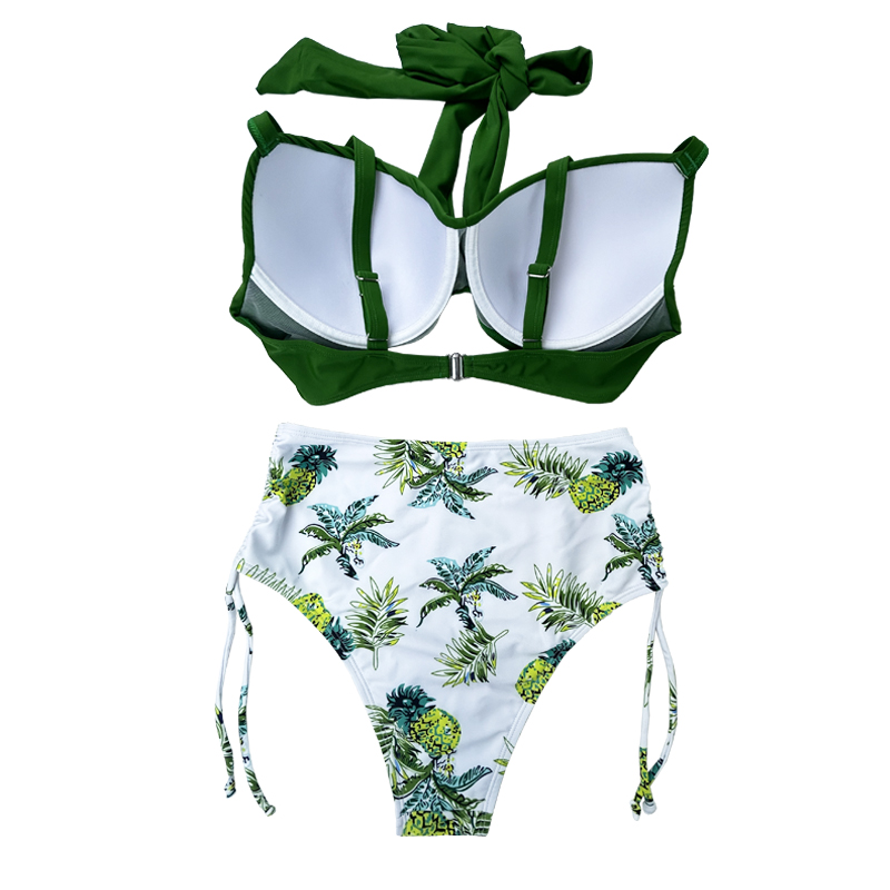 Plus dimensiuni de înot cu imprimeu floral