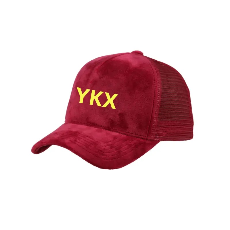 Fabrică personalizată 5 panou cu plasă cu plasă cu plasă capac 3d logo -ul de broderie pălărie de căprioară din piele de căprioară