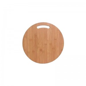 Bloc de tocat rotund din bambus