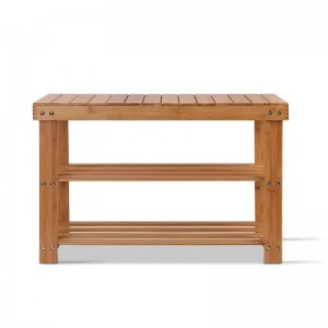 Pantofi de bambus cizme de bancă organizând raft de pantofi tapițați depozitare