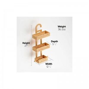 Suport total de duș cu bambus suspendat