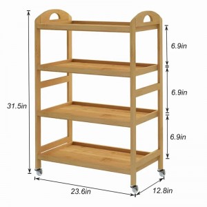 Vehiculul de gestionare a depozitării multifuncționale este durabil și ușor de mutat mașina de depozitare a bambusului din bambus