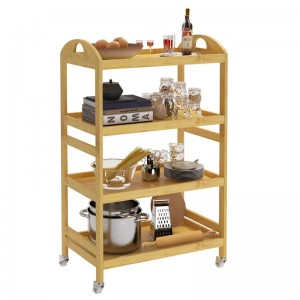 Vehiculul de gestionare a depozitării multifuncționale este durabil și ușor de mutat mașina de depozitare a bambusului din bambus